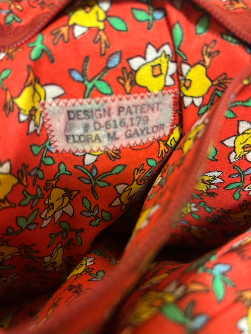 Vintage  Embroidered Denim Shoulder Bag with Butterfly Detail - Picture 6 of 7